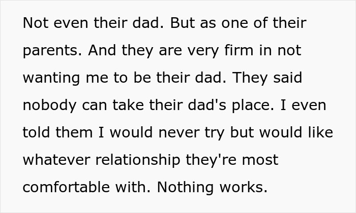 Text about man trying to win over fiancee’s kids but they reject him, leading to relationship struggles and breakup thoughts. Text about man trying to win over fiancee’s kids but they reject him, leading to relationship struggles and breakup thoughts.