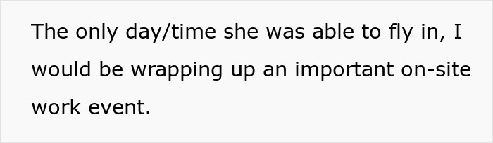 Text on a white background about timing and wrapping up an important on-site work event. Text on a white background about timing and wrapping up an important on-site work event.