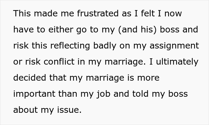 Woman Escalates Situation To Boss After New Guy Flirts And Keeps Calling Her His Work Wife Woman Escalates Situation To Boss After New Guy Flirts And Keeps Calling Her His Work Wife