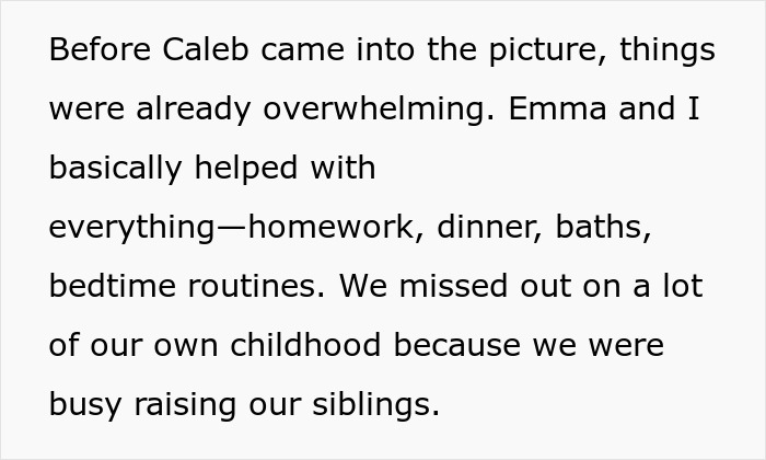 16YO twins miss out on teen years due to constant babysitting duties for their parents' six younger kids.