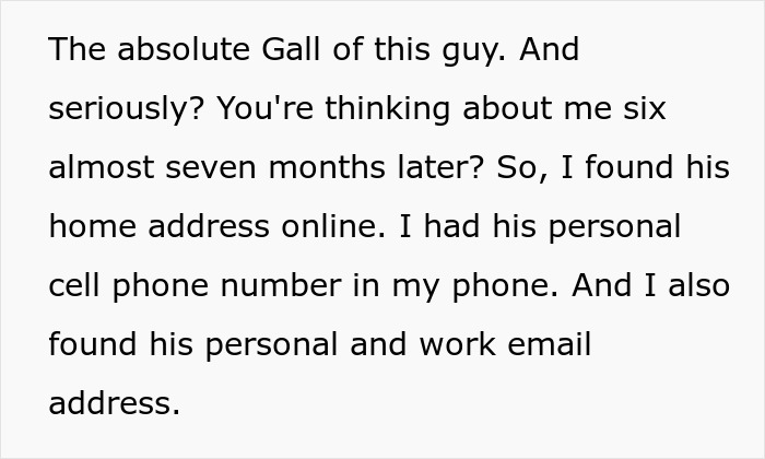 Text from a grieving employee sharing how their boss made life difficult and experienced karma in response. Text from a grieving employee sharing how their boss made life difficult and experienced karma in response.