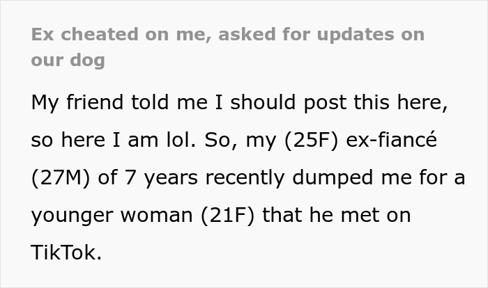 Woman retains dog after breakup, ex demands updates, she fills inbox with humorous dog photos. Woman retains dog after breakup, ex demands updates, she fills inbox with humorous dog photos.