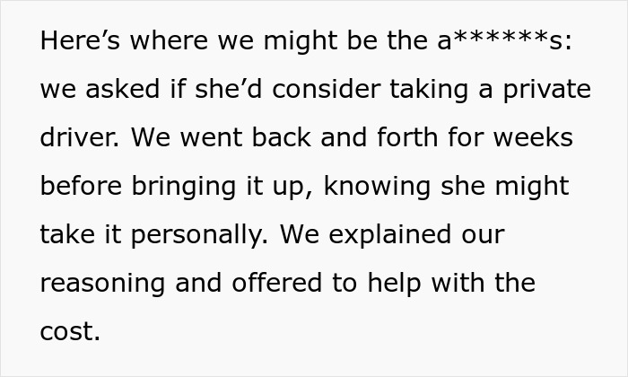 Text excerpt about a woman wanting friends to adjust travel plans and ghosting them when they refuse. Text excerpt about a woman wanting friends to adjust travel plans and ghosting them when they refuse.