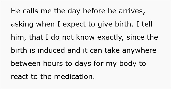Text excerpt describing a woman’s experience with an induced birth and a dad’s reaction to his dead grandchild. Text excerpt describing a woman’s experience with an induced birth and a dad’s reaction to his dead grandchild.