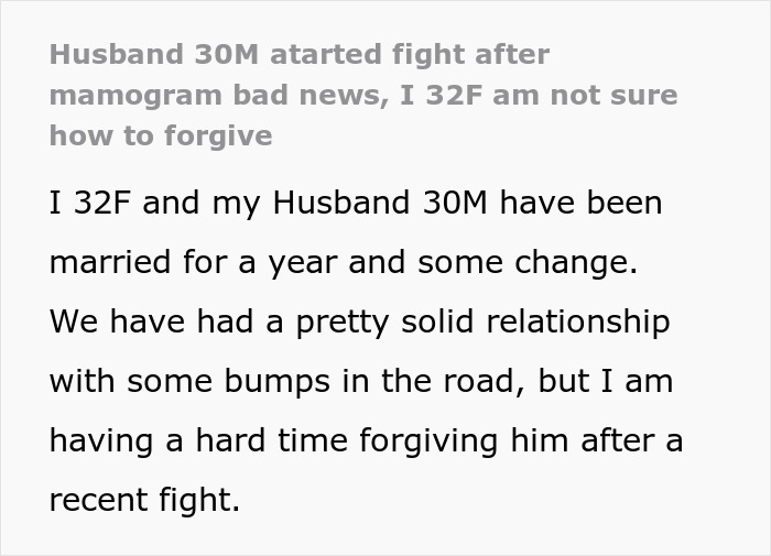 Alt text: Woman shares surgery details while hubby mocks her mispronunciation, leaving her upset and in tears during an argument. Alt text: Woman shares surgery details while hubby mocks her mispronunciation, leaving her upset and in tears during an argument.
