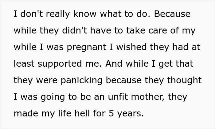 Text excerpt from estranged dad gets cancer story, showing daughter's feelings about lack of support during pregnancy. Text excerpt from estranged dad gets cancer story, showing daughter's feelings about lack of support during pregnancy.
