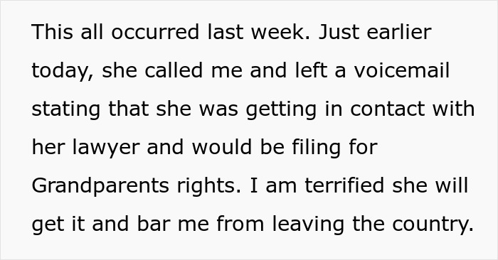 Text about a widow planning to move back to her home country with her kids amid a legal dispute over grandparents' rights. Text about a widow planning to move back to her home country with her kids amid a legal dispute over grandparents' rights.