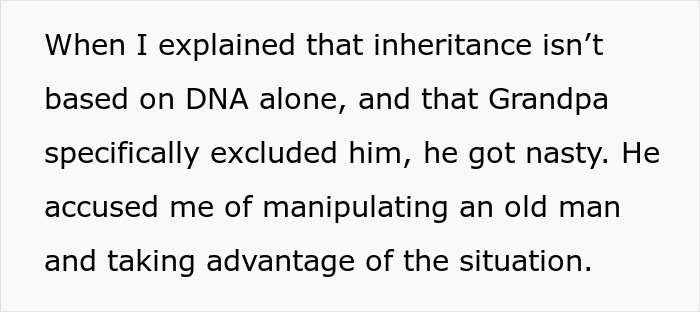 Text excerpt about a 21-year-old caring for grandpa and facing conflict with entitled brother over inheritance demands. Text excerpt about a 21-year-old caring for grandpa and facing conflict with entitled brother over inheritance demands.
