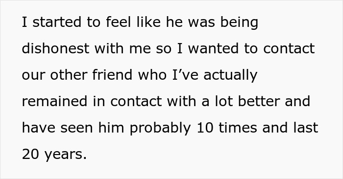 Text about contacting a friend and seeing him about 10 times over two decades in a long-term friends call two decades later context. Text about contacting a friend and seeing him about 10 times over two decades in a long-term friends call two decades later context.