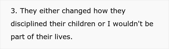 Text excerpt highlighting a woman's decision to distance herself due to her sister’s lazy parenting and its impact on children’s behavior.