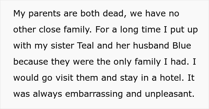 Text excerpt about woman cutting ties with sister due to lazy parenting causing kids to become walking nightmares.