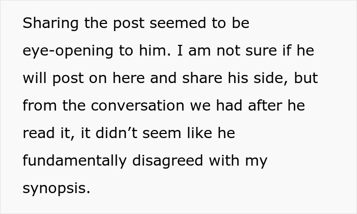 Text excerpt describing a wife's surgery details being shared, highlighting hubby mocking her mispronunciation causing tears. Text excerpt describing a wife's surgery details being shared, highlighting hubby mocking her mispronunciation causing tears.