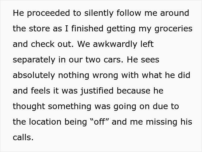 Woman goes shopping while missing calls from fiance, who follows her to check if she’s up to no good. Woman goes shopping while missing calls from fiance, who follows her to check if she’s up to no good.