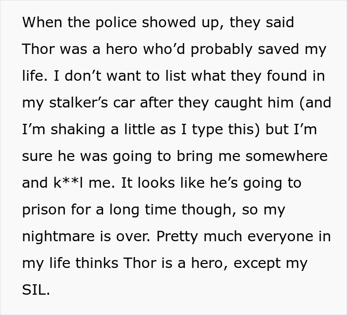 Text excerpt describing a dog hero who attacked a stalker breaking into a woman’s home, labeled too dangerous. Text excerpt describing a dog hero who attacked a stalker breaking into a woman’s home, labeled too dangerous.