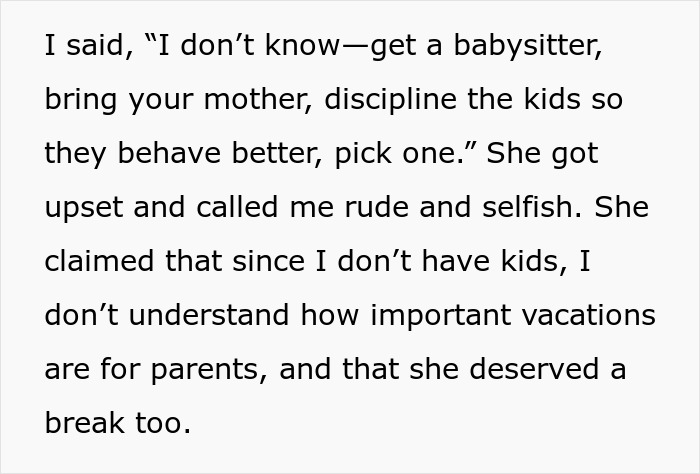 Cousin Tells Woman To Cover $4,000 Family Vacation, Labels Her Selfish When She Refuses Cousin Tells Woman To Cover $4,000 Family Vacation, Labels Her Selfish When She Refuses