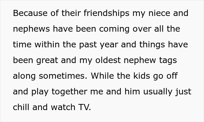 Text describing a woman refusing to babysit her autistic nephew after he injures her daughter and spits on her. Text describing a woman refusing to babysit her autistic nephew after he injures her daughter and spits on her.