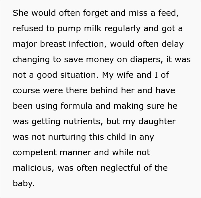 Text describing a dad’s difficult decision to call CPS due to his teen daughter’s neglect and inability to nurture her child. Text describing a dad’s difficult decision to call CPS due to his teen daughter’s neglect and inability to nurture her child.