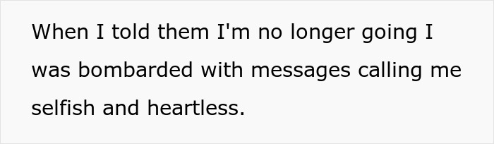 Text on screen describing a childfree woman facing pressure from relatives to take on daycare duty during vacation. Text on screen describing a childfree woman facing pressure from relatives to take on daycare duty during vacation.