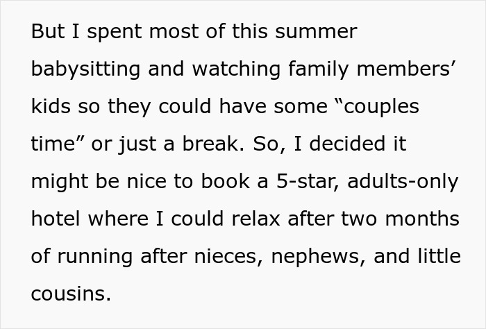 Cousin Tells Woman To Cover $4,000 Family Vacation, Labels Her Selfish When She Refuses Cousin Tells Woman To Cover $4,000 Family Vacation, Labels Her Selfish When She Refuses