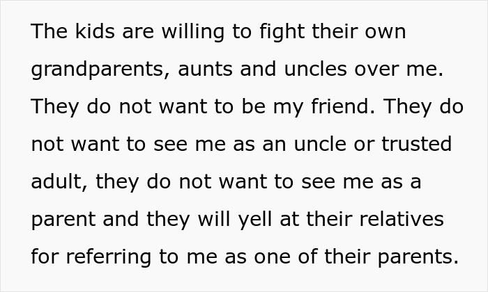 Man tries to win over fiancee’s kids for years but they reject him and he contemplates breaking up. Man tries to win over fiancee’s kids for years but they reject him and he contemplates breaking up.