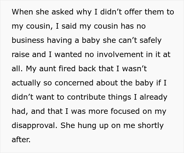 Text excerpt discussing a family feud sparked by a lady wanting to be a grandma and encouraging her disabled daughter. Text excerpt discussing a family feud sparked by a lady wanting to be a grandma and encouraging her disabled daughter.