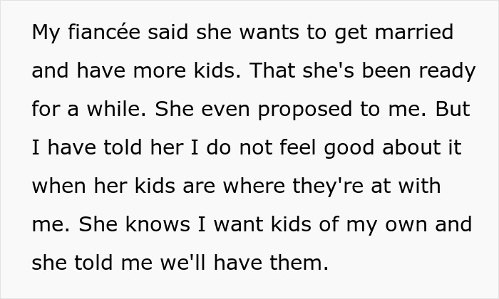 Man tries to win over fiancée’s kids for six years but struggles with their relationship and considers breaking up. Man tries to win over fiancée’s kids for six years but struggles with their relationship and considers breaking up.