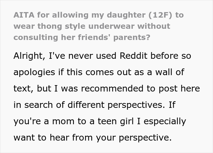 Parents Outraged As Single Dad Doesn’t Consult Them Before Allowing His Daughter To Wear Thongs Parents Outraged As Single Dad Doesn’t Consult Them Before Allowing His Daughter To Wear Thongs