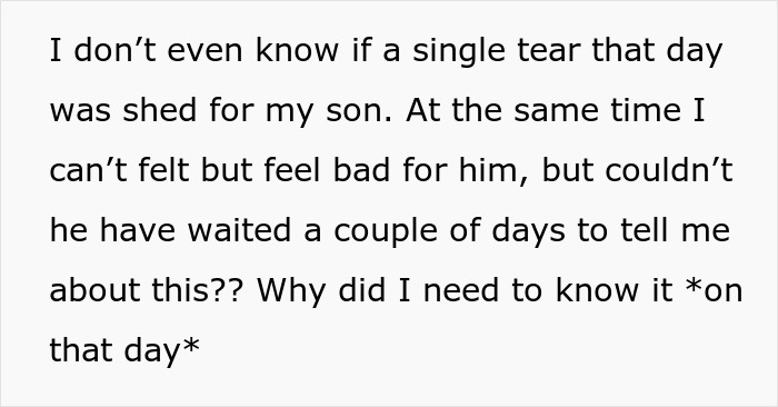 Text expressing a woman’s emotional pain over her dad’s reaction to her giving birth to his dead grandchild. Text expressing a woman’s emotional pain over her dad’s reaction to her giving birth to his dead grandchild.