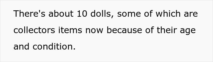 Woman catches guest sneaking into her room, stopping her before her kid opens a valuable collector doll. Woman catches guest sneaking into her room, stopping her before her kid opens a valuable collector doll.