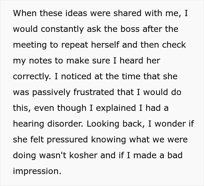Text excerpt from a story about a woman's experience with a colleague who stole her job causing frustration and comeuppance. Text excerpt from a story about a woman's experience with a colleague who stole her job causing frustration and comeuppance.
