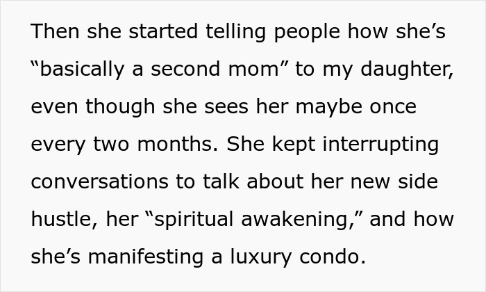 Text excerpt about a lady’s spiritual awakening causing tension with sister-in-law during niece’s birthday celebration. Text excerpt about a lady’s spiritual awakening causing tension with sister-in-law during niece’s birthday celebration.