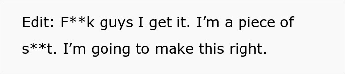 Text message with edited apology, showing someone admitting fault and promising to make things right.