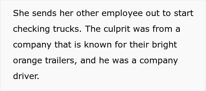 Employee checking trucks after guy parks illegally and drinks in work truck, leading to unemployment consequences. Employee checking trucks after guy parks illegally and drinks in work truck, leading to unemployment consequences.