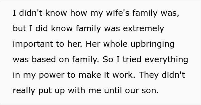 Man learns wife’s family secretly cyber-bullied him, leading to banning them from seeing his son over family conflict. Man learns wife’s family secretly cyber-bullied him, leading to banning them from seeing his son over family conflict.