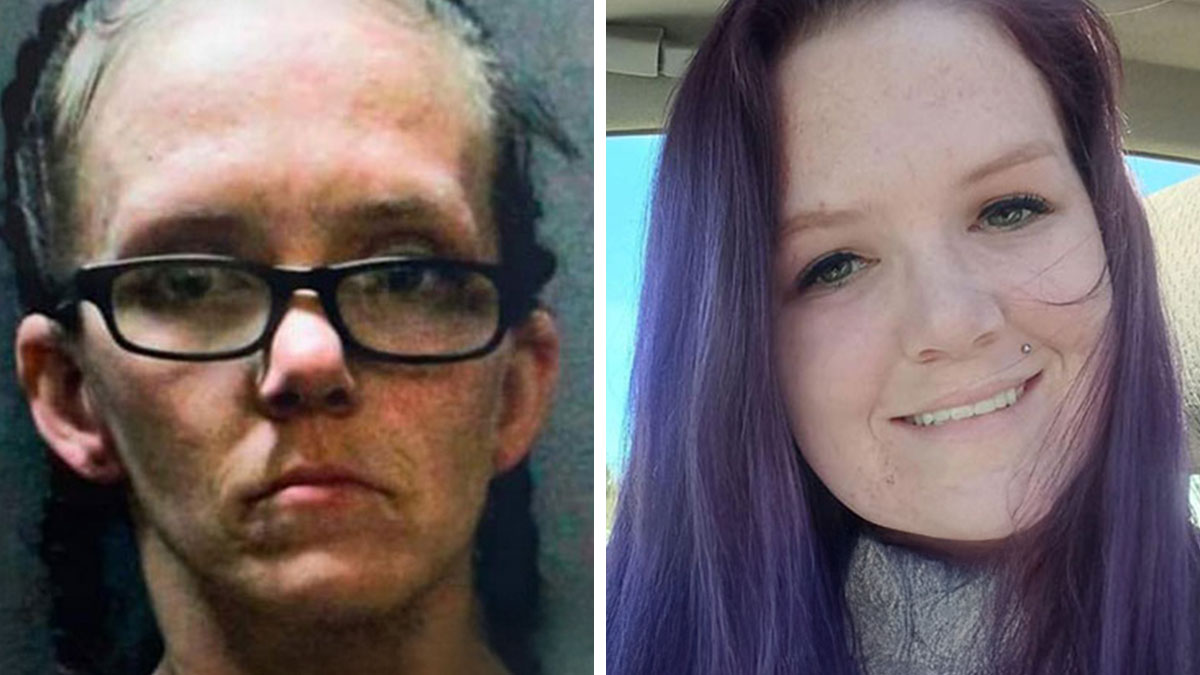 Before-and-after pics showing a woman recovering and rebuilding her life with a healthier, happier appearance.