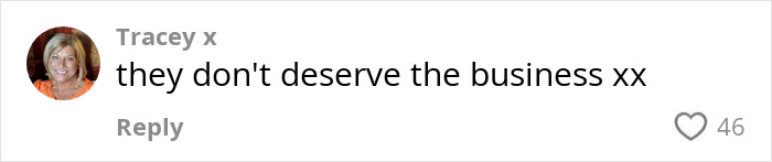Comment from Tracey x expressing disapproval of Chanel after Jennifer Lopez and Bethenny Frankel's rejection incidents. Comment from Tracey x expressing disapproval of Chanel after Jennifer Lopez and Bethenny Frankel's rejection incidents.