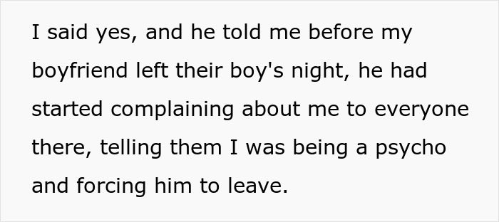 Text excerpt showing a woman revealing her boyfriend’s true character during a difficult time after her mother’s death.