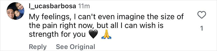 Comment expressing condolences and wishing strength after a 2-year-old drowns while dad is streaming. Comment expressing condolences and wishing strength after a 2-year-old drowns while dad is streaming.