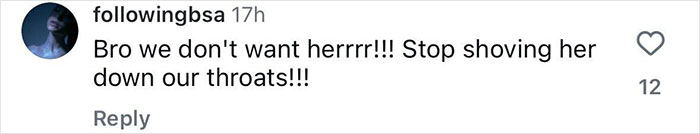 Comment on social media showing backlash after Sydney Sweeney breaks silence following Genes ad controversy. Comment on social media showing backlash after Sydney Sweeney breaks silence following Genes ad controversy.