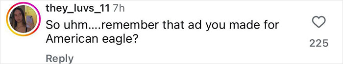 Screenshot of social media comment trolling Sydney Sweeney after her Genes advertisement post. Screenshot of social media comment trolling Sydney Sweeney after her Genes advertisement post.