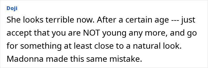Comment expressing concern about Cher's melting appearance and plastic surgery indulgence as friends break silence. Comment expressing concern about Cher's melting appearance and plastic surgery indulgence as friends break silence.