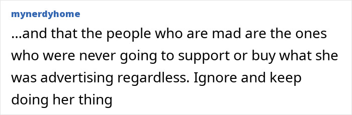 Comment from mynerdyhome discussing support for Sydney Sweeney amid viral ad backlash involving Matt Rife. Comment from mynerdyhome discussing support for Sydney Sweeney amid viral ad backlash involving Matt Rife.