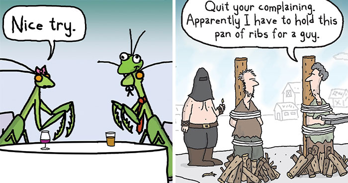 “Loose Parts”: 20 Hilariously Absurd Comics By Veteran Cartoonist Dave Blazek (New Pics)