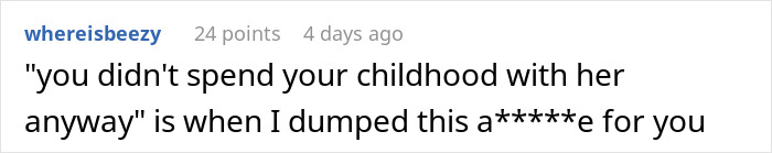 Text message showing a breakup quote highlighting heartbreak as boyfriend’s true character is revealed after mother’s death.