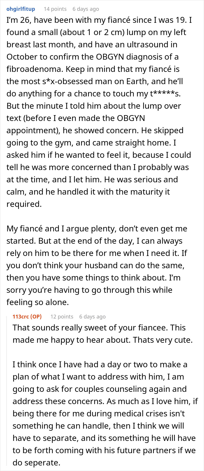 Text conversation about wife sharing surgery details and husband’s reaction with hubby mocks wife mispronunciation. Text conversation about wife sharing surgery details and husband’s reaction with hubby mocks wife mispronunciation.