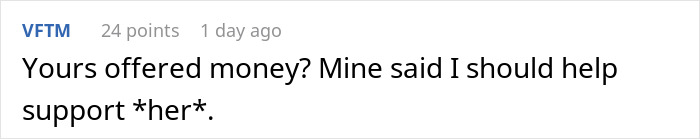 Screenshot of a social media comment discussing babysitters and the debate over their living wage. Screenshot of a social media comment discussing babysitters and the debate over their living wage.
