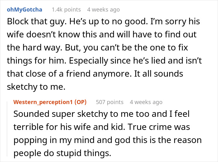 Screenshot of a Reddit conversation about a friend’s suspicious behavior during a friends call two decades later. Screenshot of a Reddit conversation about a friend’s suspicious behavior during a friends call two decades later.