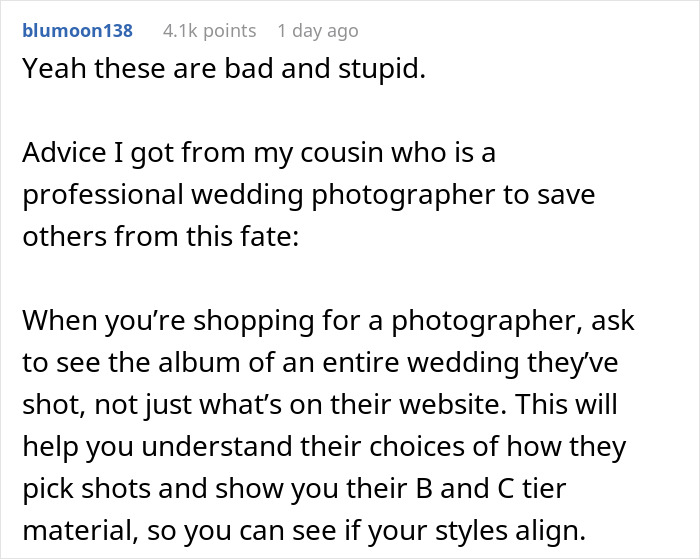 Bride slams $3K wedding photographer, says dog with a GoPro would have taken better wedding photos. Bride slams $3K wedding photographer, says dog with a GoPro would have taken better wedding photos.