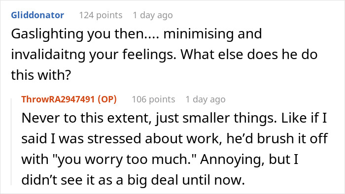Screenshot of an online discussion about a man secretly inviting his parents to stay and his girlfriend’s shocked reaction. Screenshot of an online discussion about a man secretly inviting his parents to stay and his girlfriend’s shocked reaction.