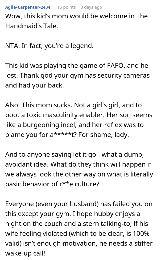 Teen’s phone grabbed by lady as he takes picture of her backside, his mommy accuses her of manhandling him at gym. Teen’s phone grabbed by lady as he takes picture of her backside, his mommy accuses her of manhandling him at gym.
